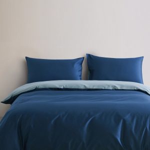 微信图片_20250526120058 Long-Staple Cotton Color-Block Bedding Set – 4 Pieces