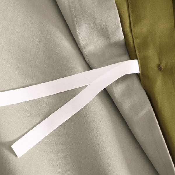 Long-Staple Cotton Color-Block Bedding Set – 4 Pieces