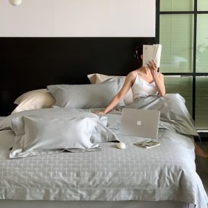 微信图片_20250526141531 Long-Staple Cotton Jacquard Bedding Set – 4 Pieces